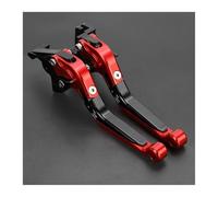 WAJUHJK per VFR 1200 F 2010-2016 2015 2014 2013 2012 VFR1200F Moto Leve Freno Frizione Regolabili Manubrio estremità Impugnatura(Red Black)