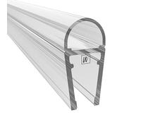 WAKA Premium Guarnizione per porta della doccia & Labbro per doccia PRO-B Guarnizione per doccia Otticamente Trasparente, Guarnizioni per porte della doccia 6-8mm di vetro Lunghezza 1000mm Guarnizioni
