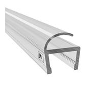 WAKA Premium - Guarnizione per porta doccia e doccia PRO-F, ottica, trasparente, per porte della doccia, 8 mm, lunghezza 2000 mm, guarnizioni e guarnizione per porta della doccia con la migliore