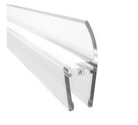 WAKA Premium - Guarnizione per porta doccia e doccia PRO-L, ottica, trasparente, per porte della doccia, 6 - 8 mm, lunghezza 2000 mm, guarnizioni e guarnizione per porta della doccia con la migliore