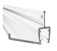 WAKA Pro-H - Guarnizione per porta doccia, in vetro, 6 - 8 mm, 100 cm, compatibile con barra per davanzale