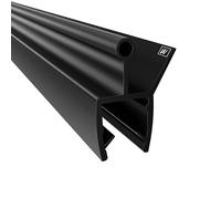 WAKA PRO-W - Guarnizione ottica per porta doccia e labbro doccia, 8-10 mm, 100 cm, compatibile con barra di protezione contro gli schizzi