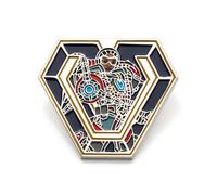 Wakanda Forever Riri Williams Ferro Cuore Marvel Nero Pantera Spilla Smaltata