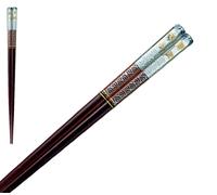 Wakasa Nuri Giapponese Bacchette Laccate Giappone Ciliegio Uccellino Blu L