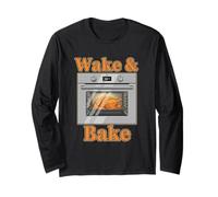 Wake And Bake - Cucina Divertente del Tacchino del Ringraziamento Maglia a Manica