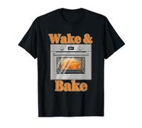 Wake And Bake - Cucina Divertente del Tacchino del Ringraziamento Maglietta