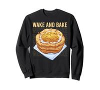 Wake and Bake Funny Sourdough Baking Bread Gift Felpa