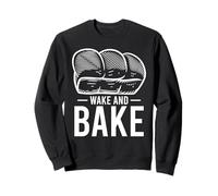 Wake and Bake Funny Sourdough Baking Bread Gift Felpa