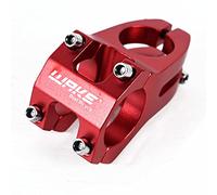 Wake Attacco Manubrio MTB per Bicicletta, Alluminio Attacco mountainbike per 31.8mm * 45mm Corto Manubrio della Bicicletta STEM, MTB, BMX, bici da corsa, Ciclismo Rosso