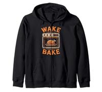 Wake & Bake Turchia Ringraziamento Felpa con Cappuccio
