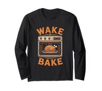 Wake & Bake Turchia Ringraziamento Maglia a Manica