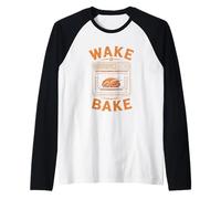 Wake & Bake Turchia Ringraziamento Maglia con Maniche Raglan