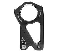 Wake Bicycle Stem 31,8 mm 50 mm Mountain Bike Alluminio in lega corta gambo manubrio per bici da strada (Nero)