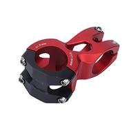 Wake Bicycle Stem 31,8 mm 50 mm Mountain Bike Alluminio in lega corta STEM Cycling (Rosso nero)