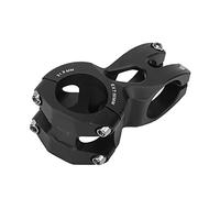 Wake Bicycle Stem 31,8 mm 50 mm Mountain Bike Short Handbar Shople High Resistenza CNC Alluminio Machined in alluminio Design cavo leggero per bici da strada e biciclette a marcia (Nero)