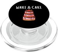 Wake & Cake Costume Funny Cake Baker Decorator Meme Costume PopSockets PopGrip per MagSafe