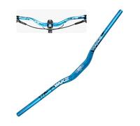 WAKE Manubrio per Bicicletta 31,8mm*720mm in Lega di Alluminio Extra Lungo Largo Manubrio bici 30mm Riser Bar per Bici da Strada Mountain Bike MTB (Blu)