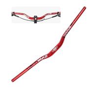 WAKE Manubrio per Bicicletta 31,8mm*720mm in Lega di Alluminio Extra Lungo Largo Manubrio bici 30mm Riser Bar per Bici da Strada Mountain Bike MTB (Rosso)