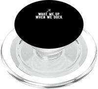 Wake Me Up When We Dock Cruise Traveller Souvenir PopSockets PopGrip per MagSafe