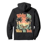 Wake Me When We Dock Divertente Crociera Bradipo Felpa con Cappuccio