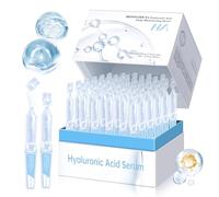 Wake Nature Perfection - Siero all'acido ialuronico al 5%, flaconcini ultra-idratanti, 30 pezzi, tubetti di acido ialuronico, siero all'acido ylunarico monouso ultra-idratante per il viso