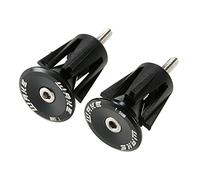 Wake Tappi terminali per manubrio neri, tappi per manubrio di bici da strada, mountain bike, BMX, 24 mm x 16 mm