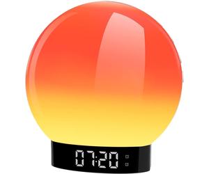 Wake up Light Luce Sveglia snooze alba da Comodino Altoparlante bluetooth FM
