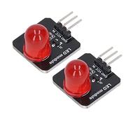 Wakects 10 Pezzi Modulo LED Modulo LED Decorativo 10mm 3,3 V a 5 V TTL Lavagna Luminosa Chip Lampadina PWM Oscuramento Ad Alto Livello per MCU Indicatore Lampada Tubo Decorazione Domestica (MRB050A