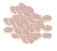 Wakects 100 Pezzi di Dischi in Legno in Bianco, Cerchi di Legno per Mestieri, Ritagli di Fai -da -te per Progetti Decorativi, attività Coinvolgenti per Bambini, Ideali per Vari (3 cm)