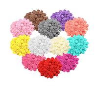Wakects 100 Rose Artificiali in Schiuma PE Rosse per Decorazione di Matrimonio Feste DIY Bouquet Centrotavola Ghirlande Regali con Petali Realistici 3,5cm (Rosso)