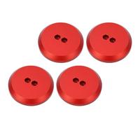 Wakects Adattatore di Jack Pad, Sostituzione in Lega di Alluminio Jack Puck Rosso per C5 C7 C7 C8 per Il Sollevamento
