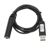 Wakects Adattatore USB Jack da 6,5 mm, Adattatore ABS da USB a 6,5 mm con Cavo da 4,3 Piedi, Mappatura Tasti Personalizzata, Configurazione Integrata, Jack Femmina Stabile per Test di Fabbrica