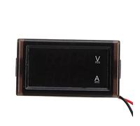 Wakects Amperometro Digitale DC Hall, Materiale ABS, Voltmetro con Doppio Display LED, Misurazione Ad Alta Precisione per Progetti Elettronici e Fai-da-te