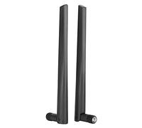 Wakects Antenna WiFi 2-Pack, 5dBi Doppia Banda Connettore SMA | Omnidirezionale 2,4 GHz 5 GHz, ruotabile di 90 gradi, cavo RG178, ripetitore scheda di rete router wireless, estensore per