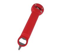 Wakects Apri di Bottiglia Regolabile, Apriscatole a Scomparsa con Il Design dei Denti della in Metallo per Un Facile Apertura, Meccanismo a Leva Efficiente per Coperchi Stretti, Multi (Rosso)