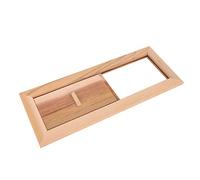 Wakects Aria Regolabile, Superficie di Bara, Design Robusto per Ventilazione Sauna con Fatto di Legno di Cedro, Semplice Installazione, Ideale per il Pannello di Ventilazione del Bagno Turco