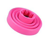 Wakects Attacco Universale per Asciugacapelli con Diffusore, Materiale Siliconico, Design Pieghevole per i Viaggi, Perfetto per Capelli Ricci e Ondulati (PINK)