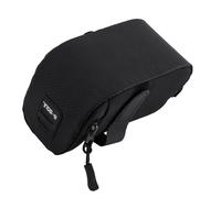 Wakects Bicchiere da Sella, Posteriore in Poliestere Leggero Sotto la Borsa di Stoccaggio con Design Ad Accesso Rapido, Spazio Generoso, Facile Installazione per Mountain Bike, (BLACK)