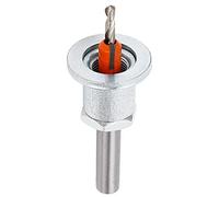 Wakects Bitt di Contai di profondità Regolabile, Bombe Contropiede in Lega in Acciaio Argento Ad Alta Efficienza Durevole 3,5 X 8 Mm Resistenti per la Plastica