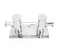 Wakects Bitta di Ormeggio in Acciaio Inossidabile 304 con Bitta a Doppia Croce 335 X 140 X 190 Mm Fusione Antiruggine Lucidata a Mano per Barca da Pesca Yacht Motoscafo
