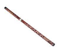 Wakects C Key Bitter Bamboo Flute, 67cm with Brass Joint | Costruzione in bambù invecchiato a secco, tono completamente risonante, Dizi per principianti, include custodia e membrane,