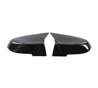 Wakects Cappucci Copri Specchietti, Plastica Nera Lucida, Look Sportivo Ed Elegante, Proteggi i Tuoi Specchietti Laterali F20 F21 F30 F32 F36 X1 M3