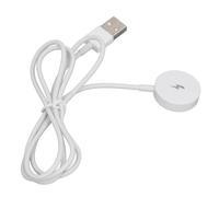 Wakects Caricabatterie Magnetico per Smartwatch, Caricabatteria per Smartwatch Sostitutivo Antiscivolo da 5 V Plug and Play con Ricarica Automatica con Porta USB per la Casa (WHITE)