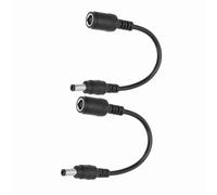 Wakects Cavo Adattatore per Computer, Cavo Adattatore per Caricabatterie CC da 2 Pezzi, Convertitore da Femmina a Maschio da 7,4x5,0 Mm a 5,5x2,5 Mm per Laptop con Trasferimento Rapido