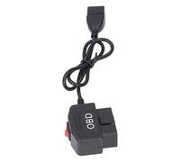 Wakects Cavo di Alimentazione OBD, Linea Step Down 12v 24v a 5 V OBD, Uscita 3A, Errore di Alimentazione di Flameout, Monitoraggio 24 Ore su 24, Protezione a Bassa Tensione, Plug e