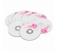 Wakects CD R Vuoto da 730 MB, 52X Dischi Registrabili Supporti Registrabili CD Vergini per la Memorizzazione di Immagini Digitali e Dati Musicali (10PCS)