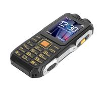 Wakects Cellulare per Anziani, Cellulare 4G con Tasti Grandi, Suono Chiaro, Doppia Torcia LED per Uso Interno (BLACK)