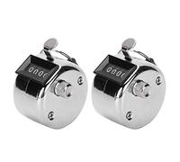 Wakects Contatore Manuale, Contatore con Manuale in Acciaio Inossidabile con Design a Mini Fibbia, per Inventario Dell'officina, Conteggio delle Merci, Statistiche della Folla