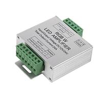 Wakects Controller Amplificatore a Strisce LED RGBW Amplificatore LED Signal Booster con Shell in Alluminio DC12-24V 24A 4 4 PER EVENZIONI DELLA VACANI FOSE