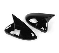 Wakects Copertura Specchietto Laterale, Coppia Copertura Specchietto Retrovisore ABS Nero Lucido con Rivestimento Trasparente UV, Installazione Aggiuntiva, Sostituzione Diretta, per MK7 MK7.5 GTD R